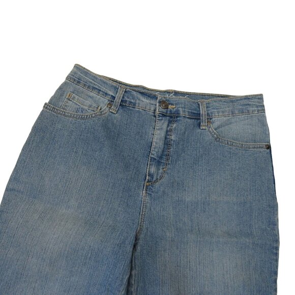 Gloria Vanderbilt Women Amanda Capri Jeans Size 10 -Stretch-classic-Straight leg - Picture 5 of 10